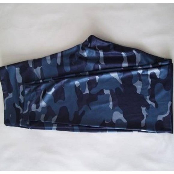 Women’s Nike One® Mid Rise Thunder Blue Camouflage Leggings Size XLarge - Picture 7 of 16